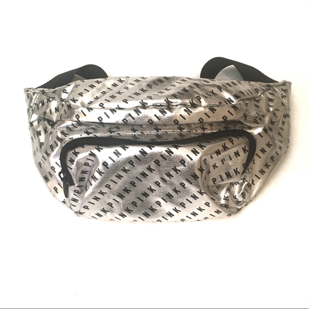 PINK Fannie Pack in Silver